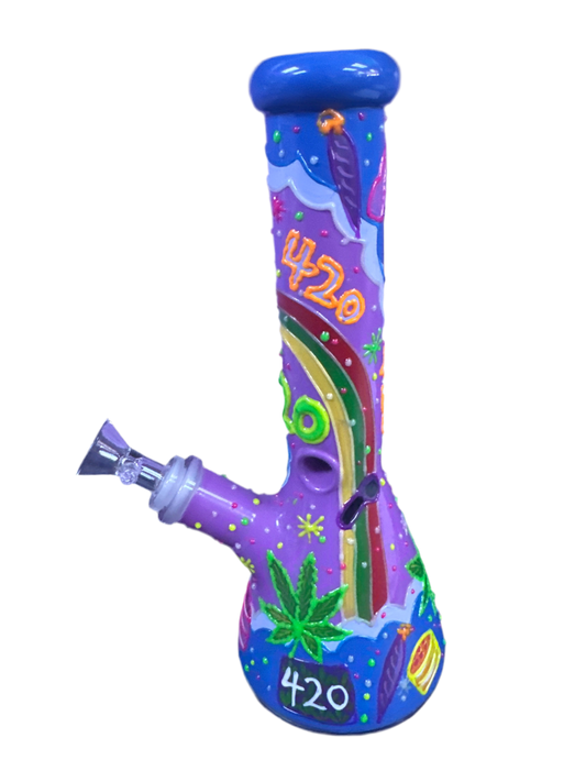 420 Rainbow Water Pipe