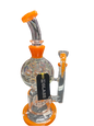 Ge glass orange spike water pipe