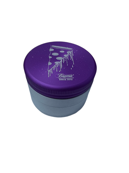 Beamer purple and silver grinder