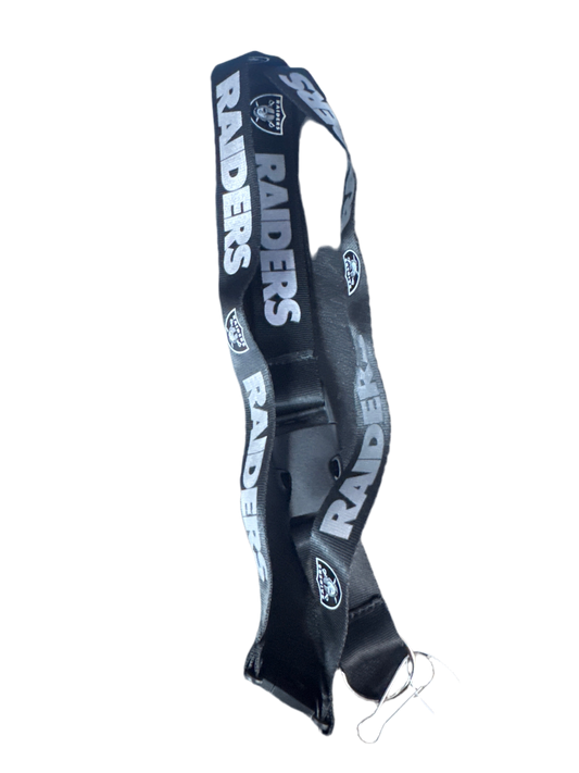 Raiders Black Lanyard