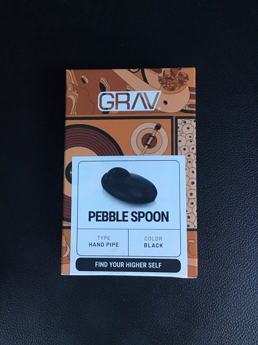 Grav Black Pebble Spoon