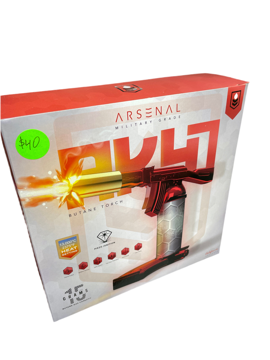 Arsenal Military Grade AK-47 Butane Torch - RED