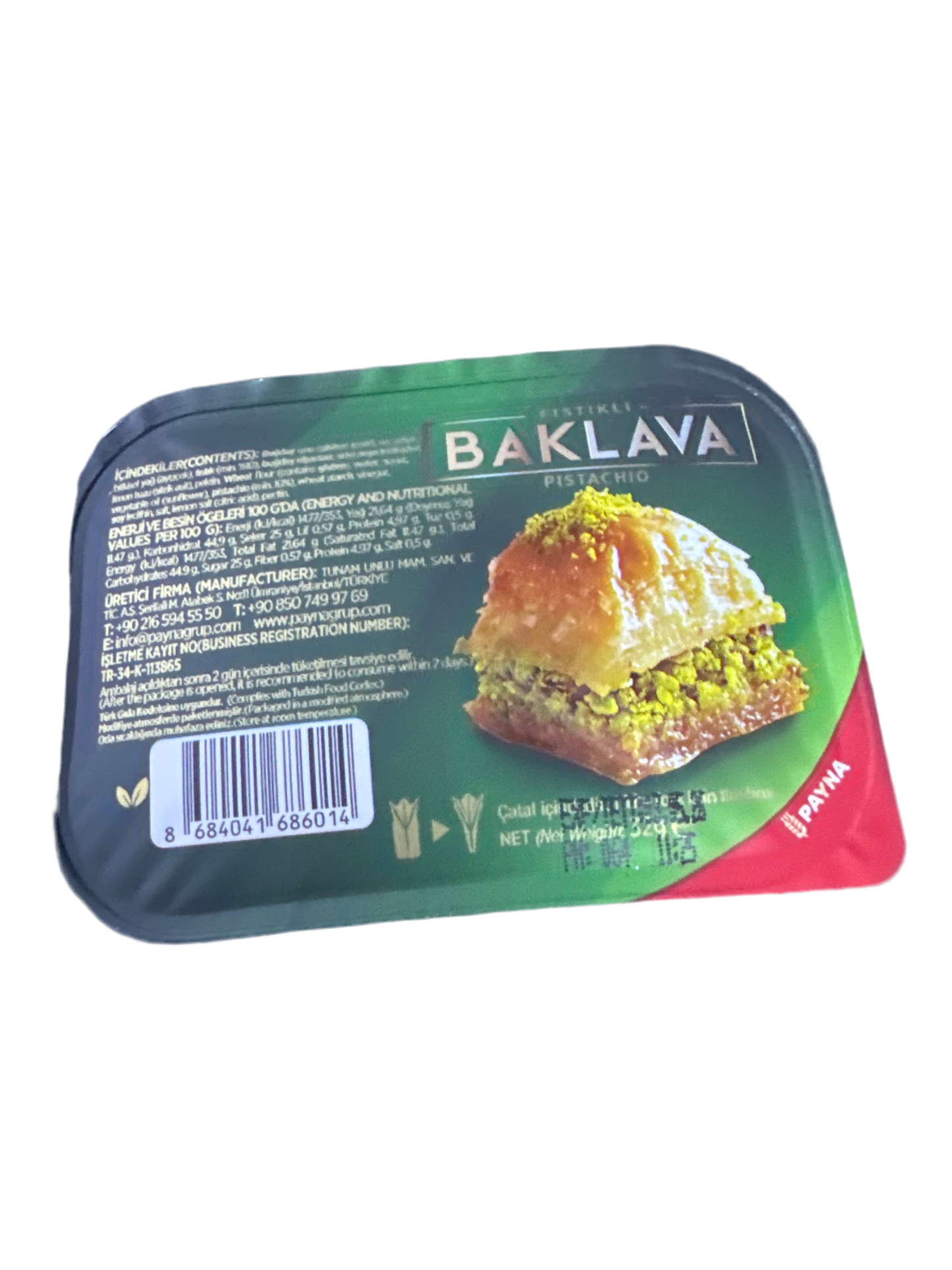 Mini Baklava Pistachio