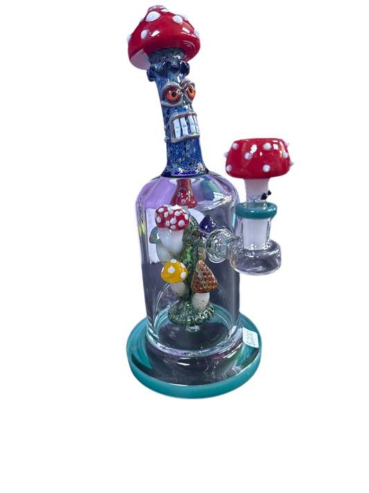 Angry Mushroom With Multi Mushroom Design Inside WaterPipe