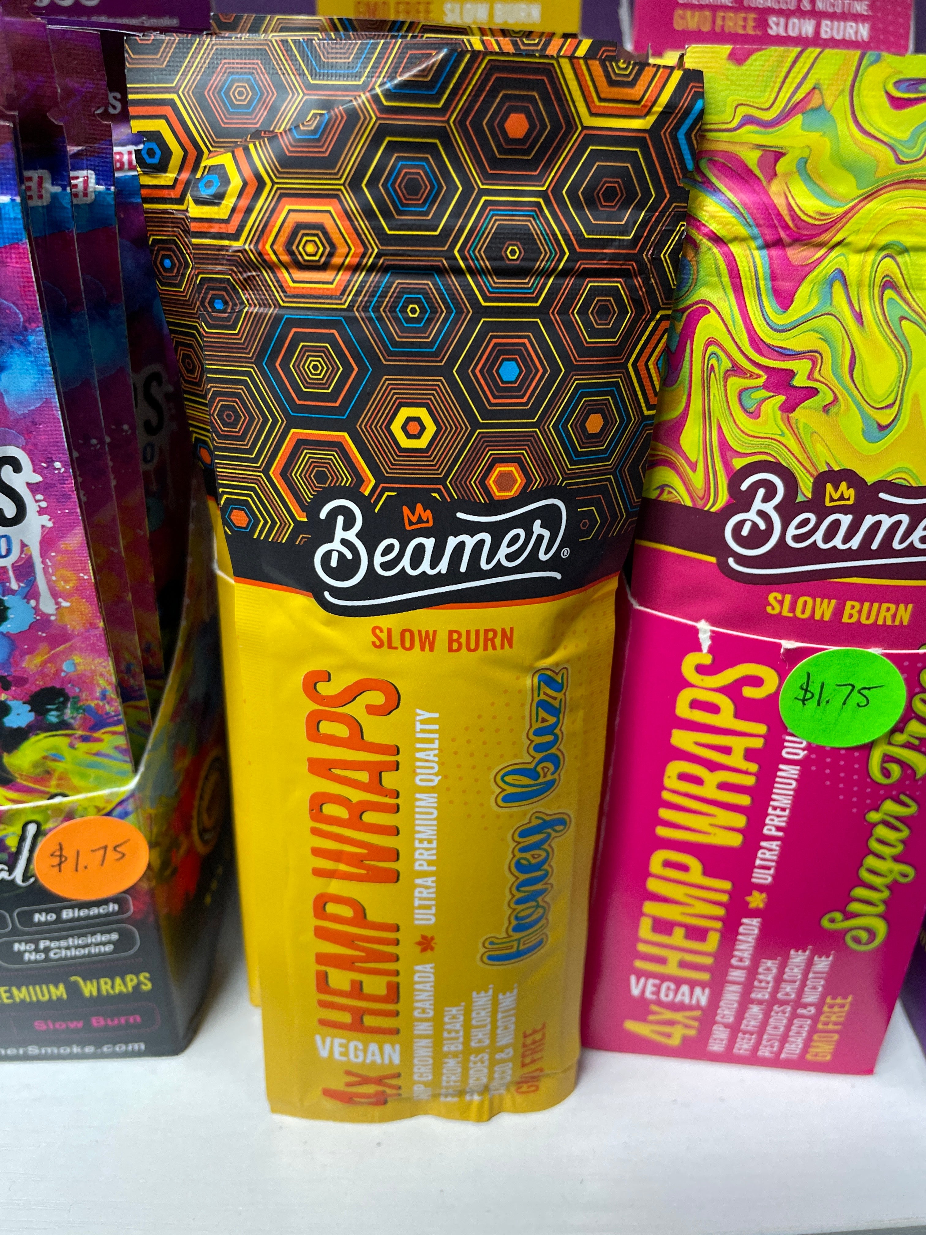 Beamer Vegan Wraps - 4ct - Honey Buzz