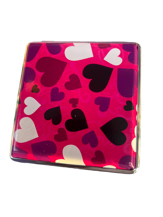 Cigarette Case - Pink Hearts