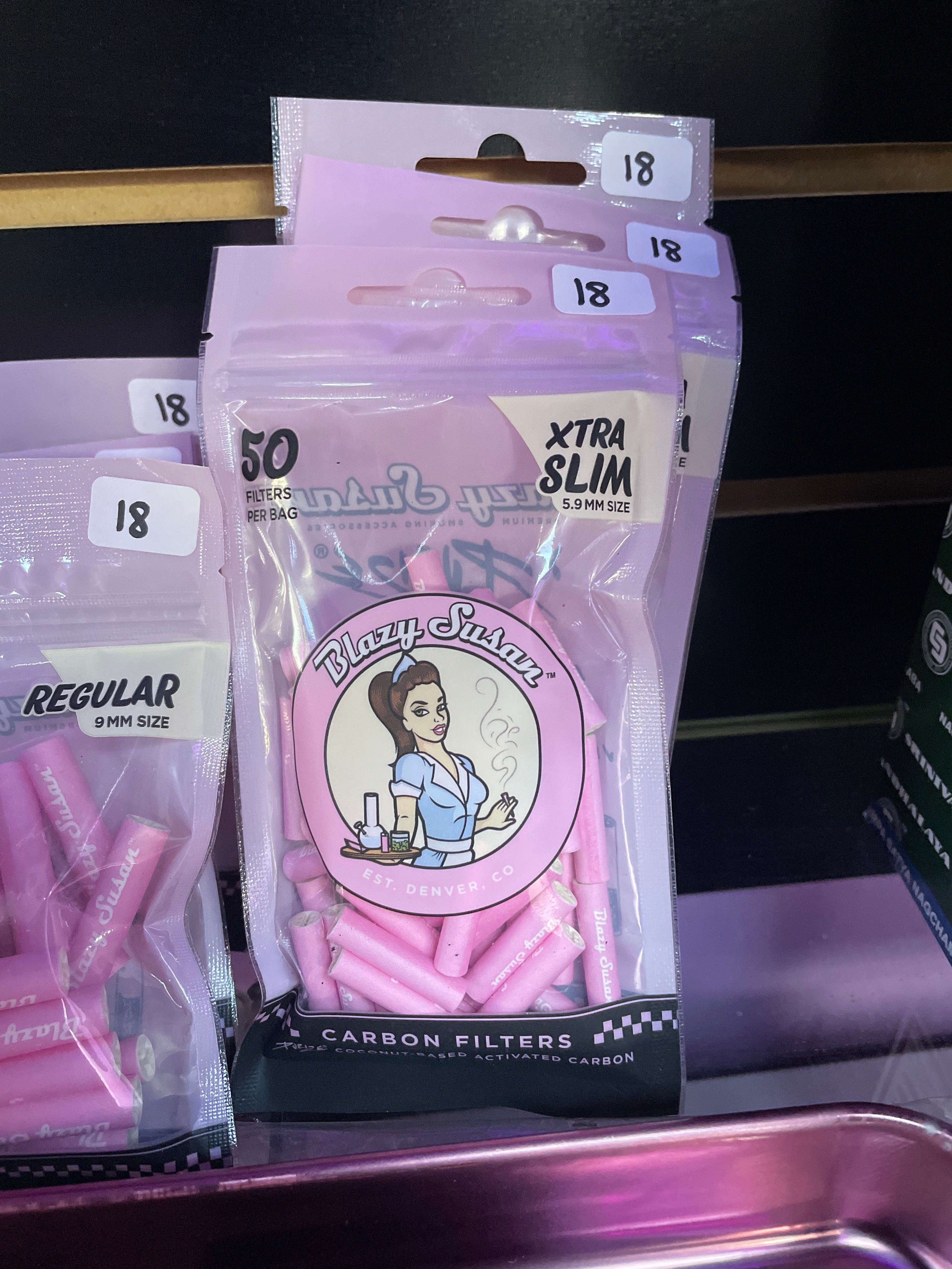 Blazy Susan Xtra Slim Carbon filters (50pc)