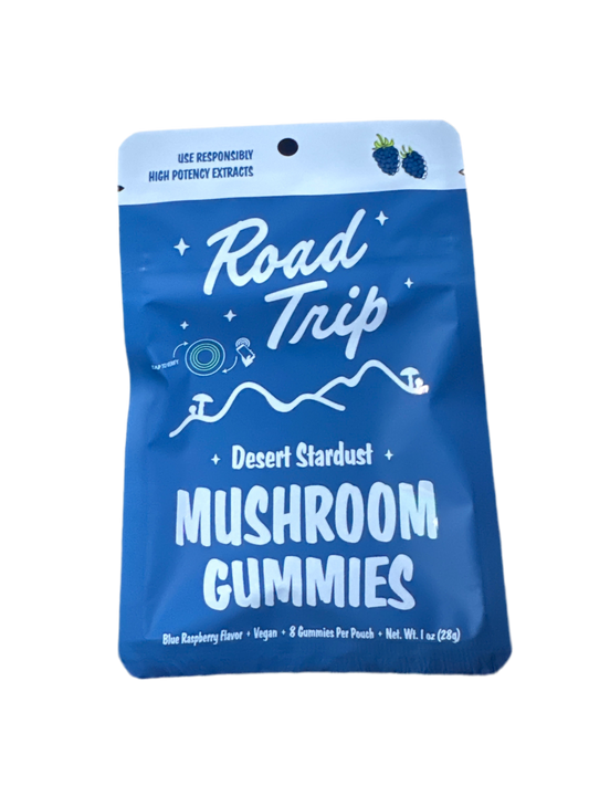 Road trip - Desert Stardust Mushroom Gummies - Blue Raspberry - 8 count
