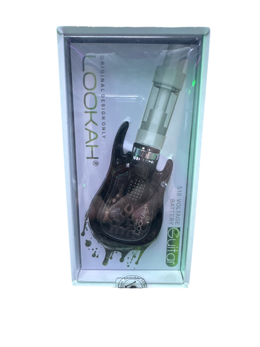 Lookah Guitar - 510 Cartridge Battery - Black