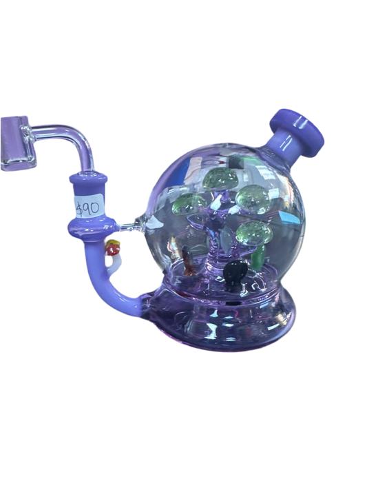 Sphere With Mushroom Interior Water Pipe