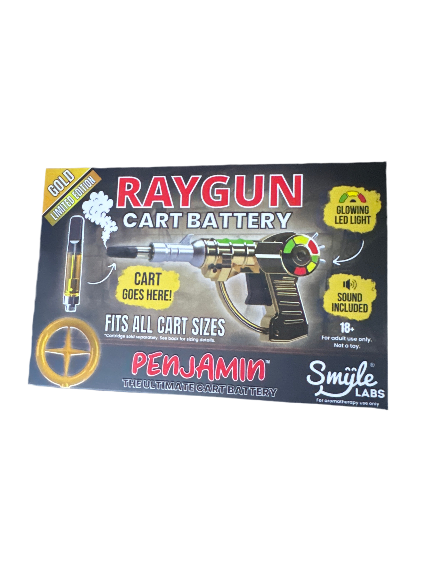 Gold Raygun Cart Battery - Limited Edition