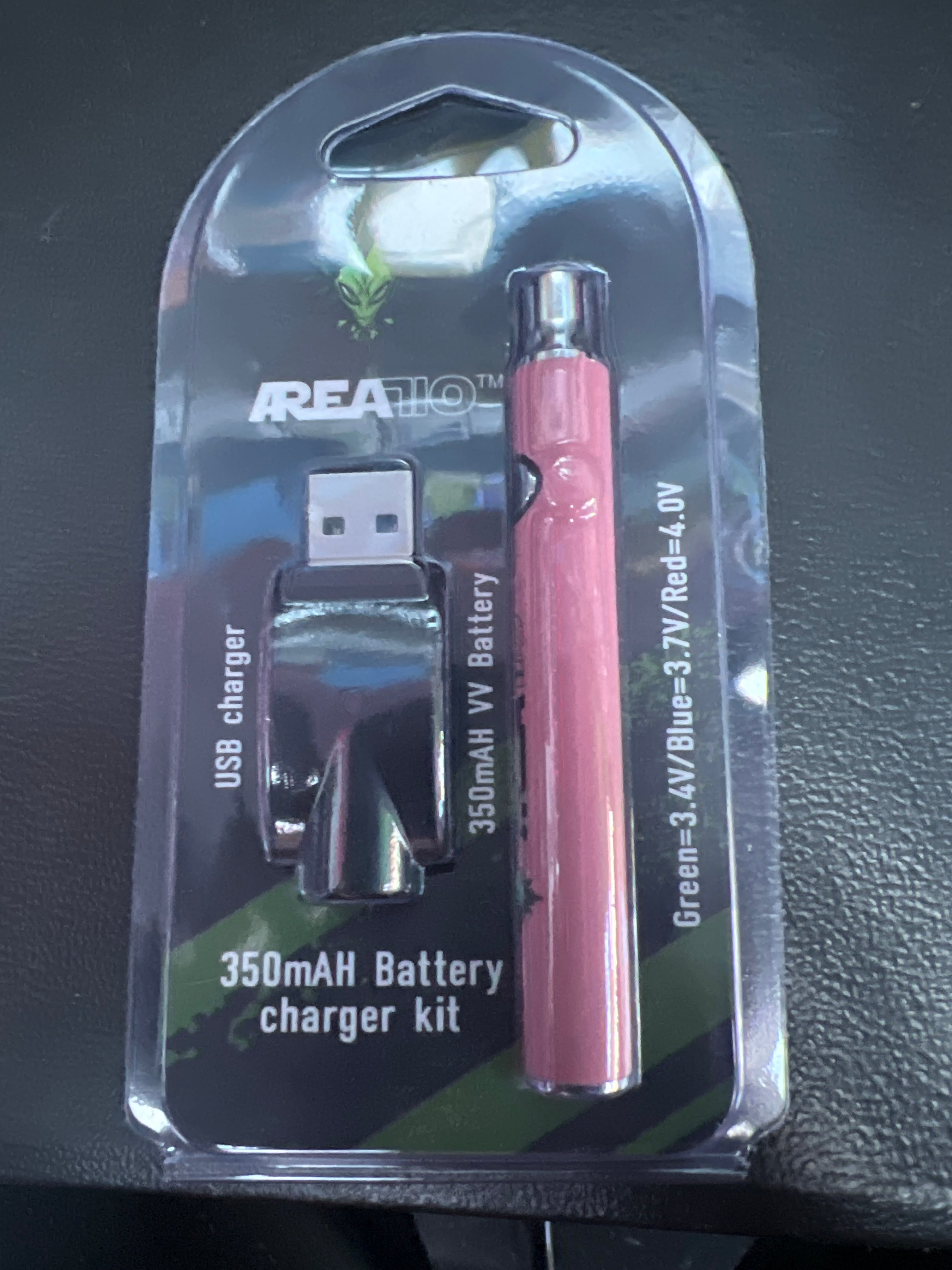 Area 710 510 thread battery pink