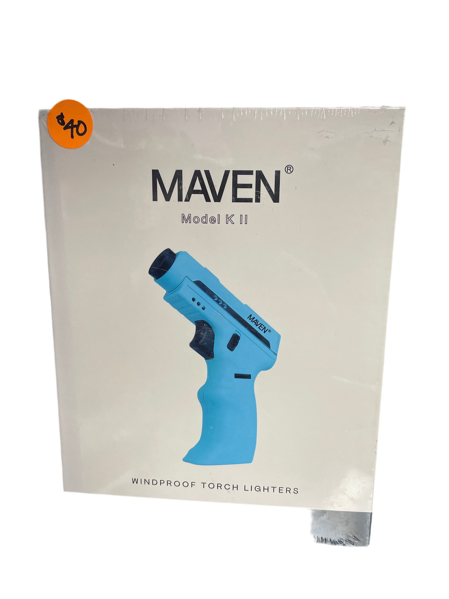 Maven Model K II Windproof Butane Torch - Blue