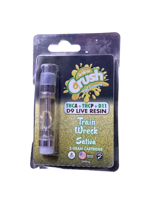 Crush THC-A Cartridge - White Widow Hybrid 2 Gram Cartridge