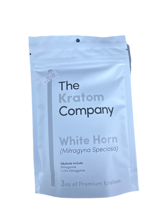 TheKratomCompany- White Horn - Kratom Powder - 3oz