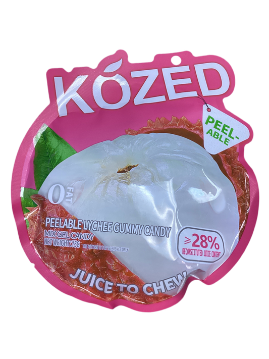 Kozed Peel-Able Lychee Gummy Candy