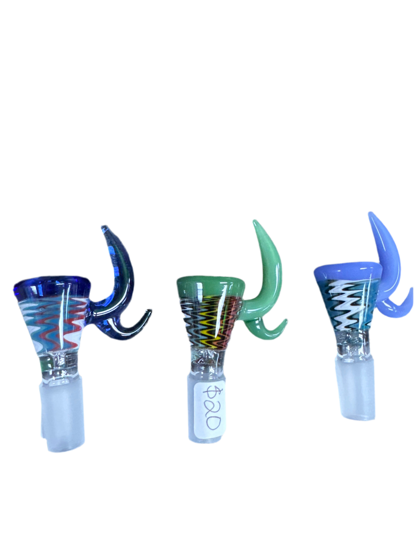 Spiral Bowl w Double Spike Handle