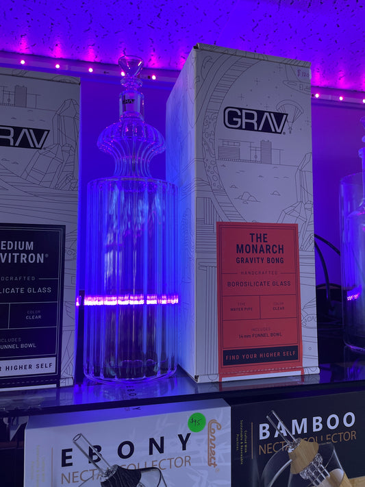 Grav 11” Monarch Gravity Bong Clear