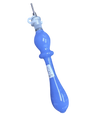 Glass Nectar Collector With small Titanium Nail (Blue)