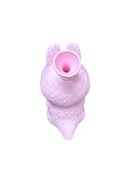 Pink Labubu  silicone pipe