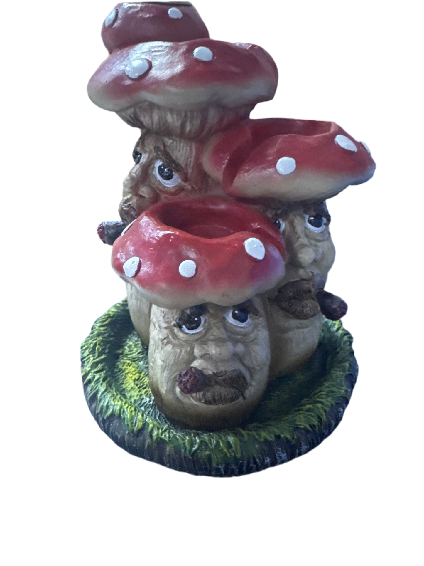 Mushroom Face Incense Holder