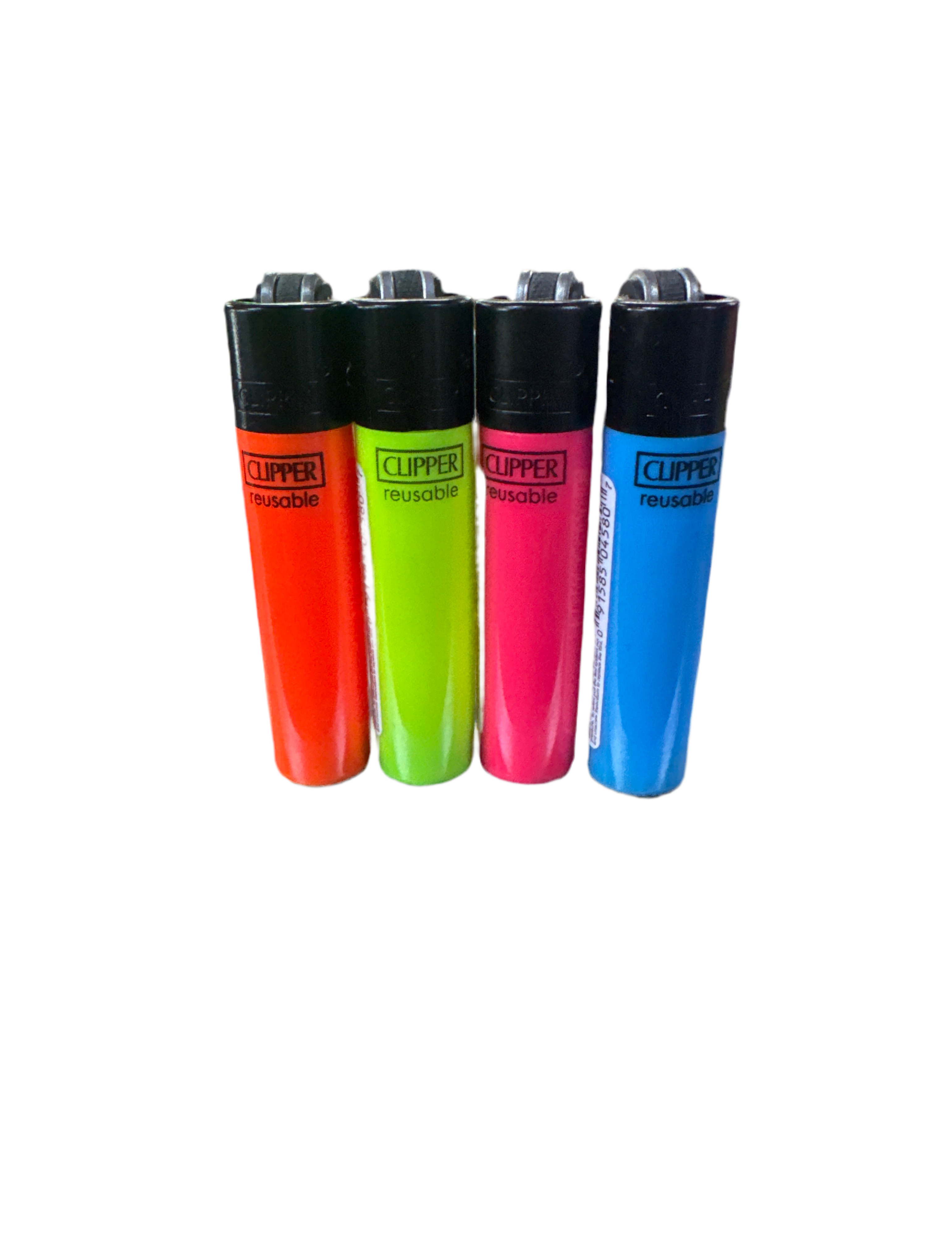 Clipper Refillable Butane Lighter - Mini Neon