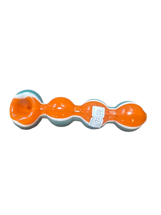 Orange and Blue Handpipe