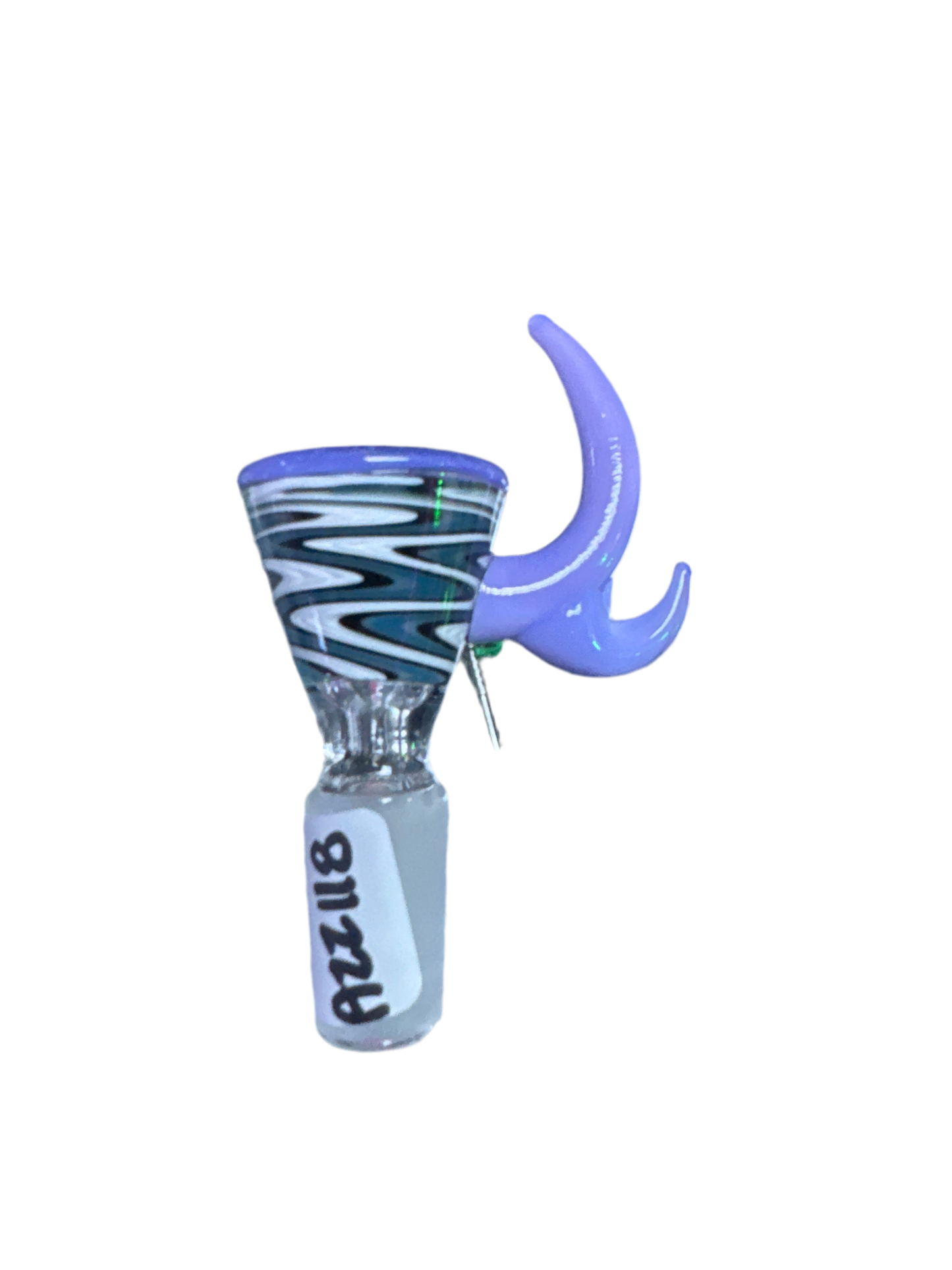 Spike Bowl With Abstract Decal