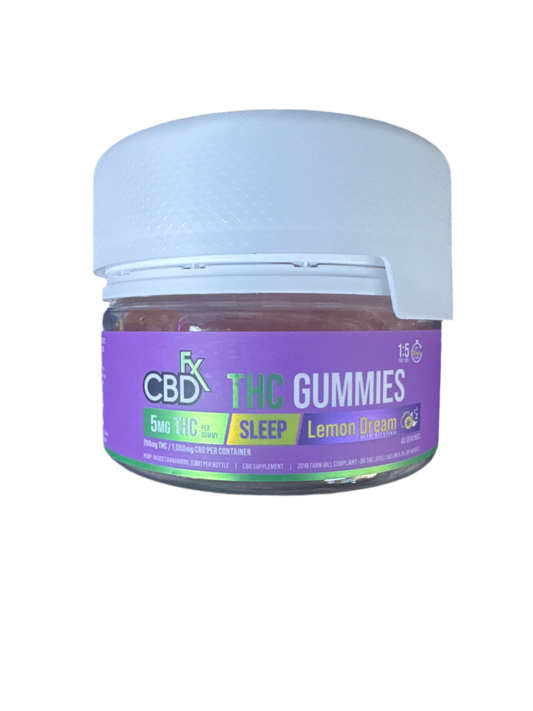CBDFX - THC Gummies - 5mg - Lemon Dream