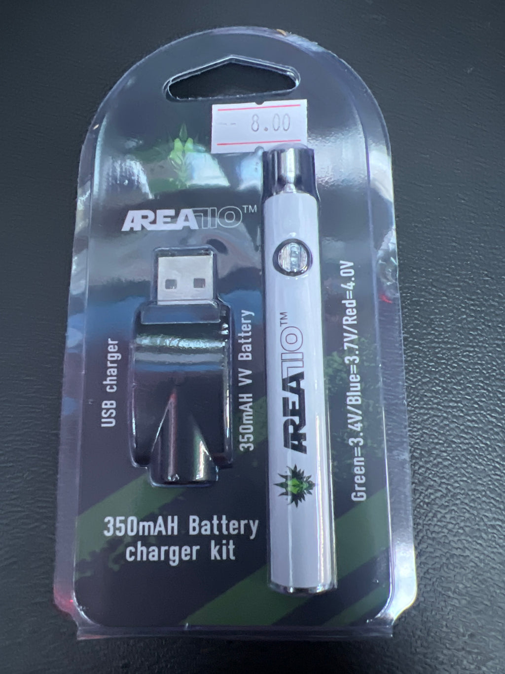 Area 710 510 thread battery white