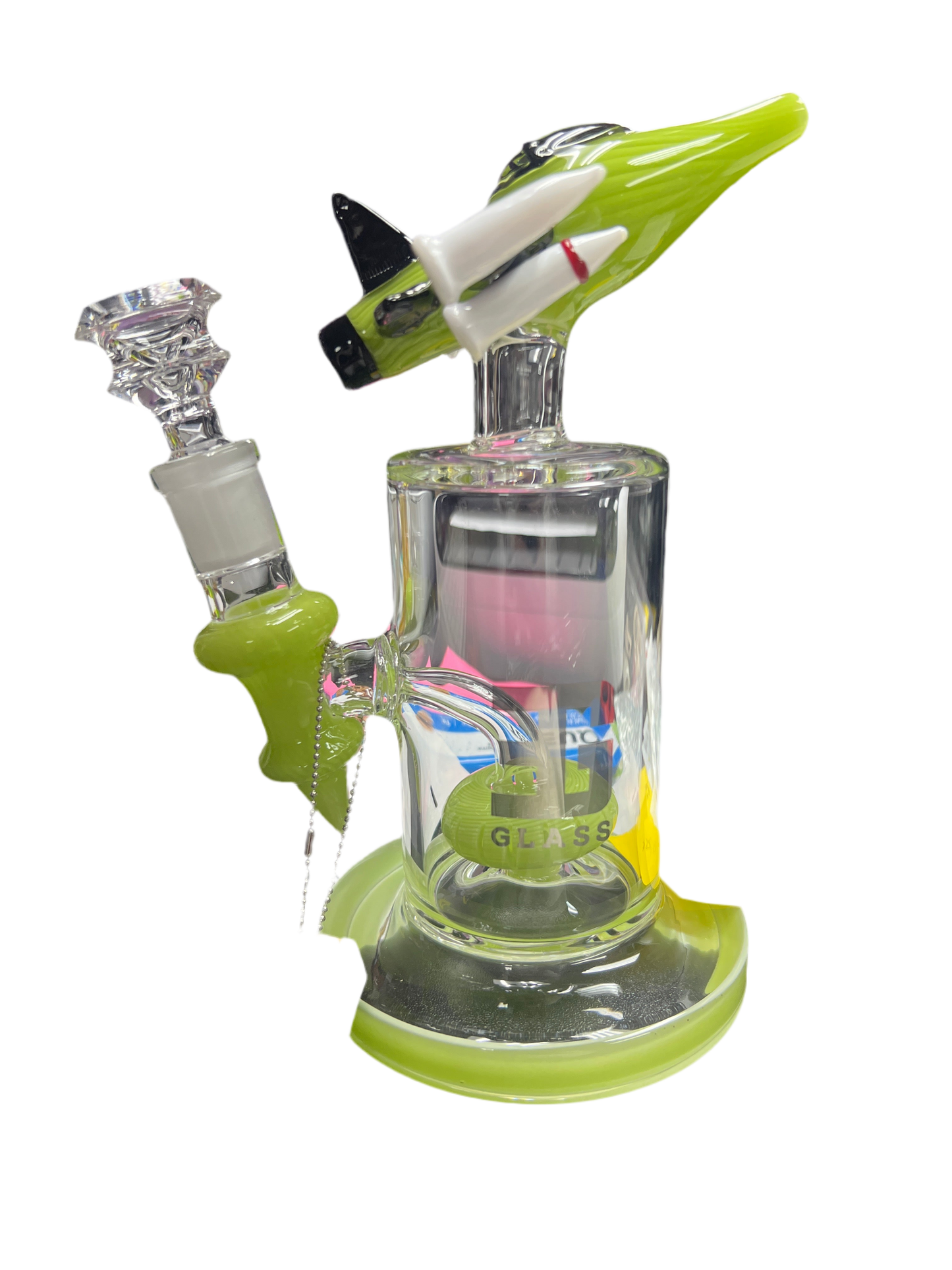 Ge glass - plane green