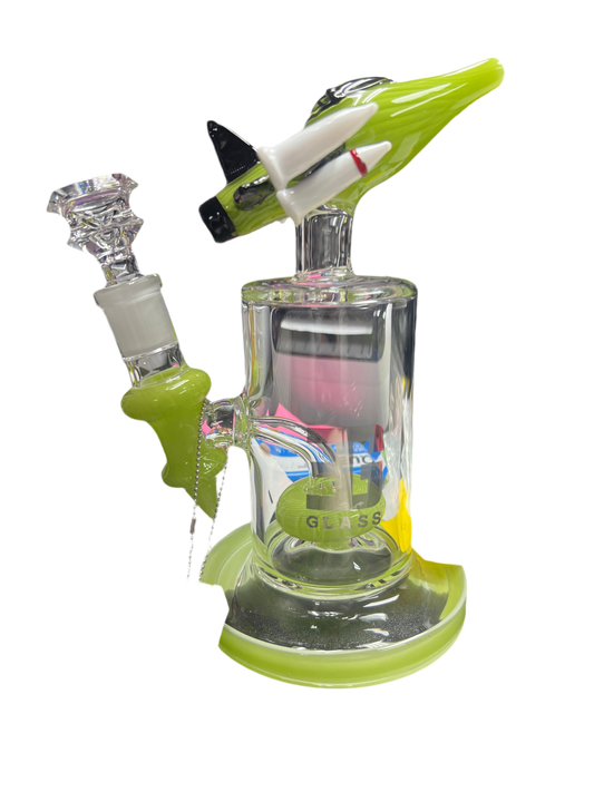 Ge glass - plane green