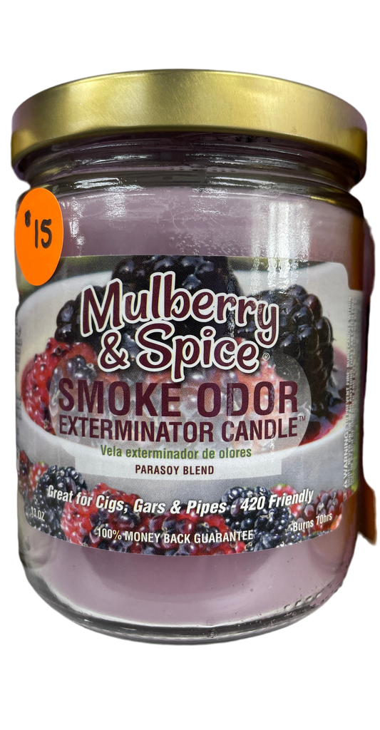 Smoke Odor Exterminator Candle 13oz - Mulberry & Spice