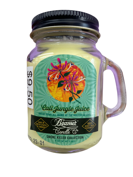 Beamer Candle Co  - 4oz - Smoke Killer Collection - Cali Jungle Juice