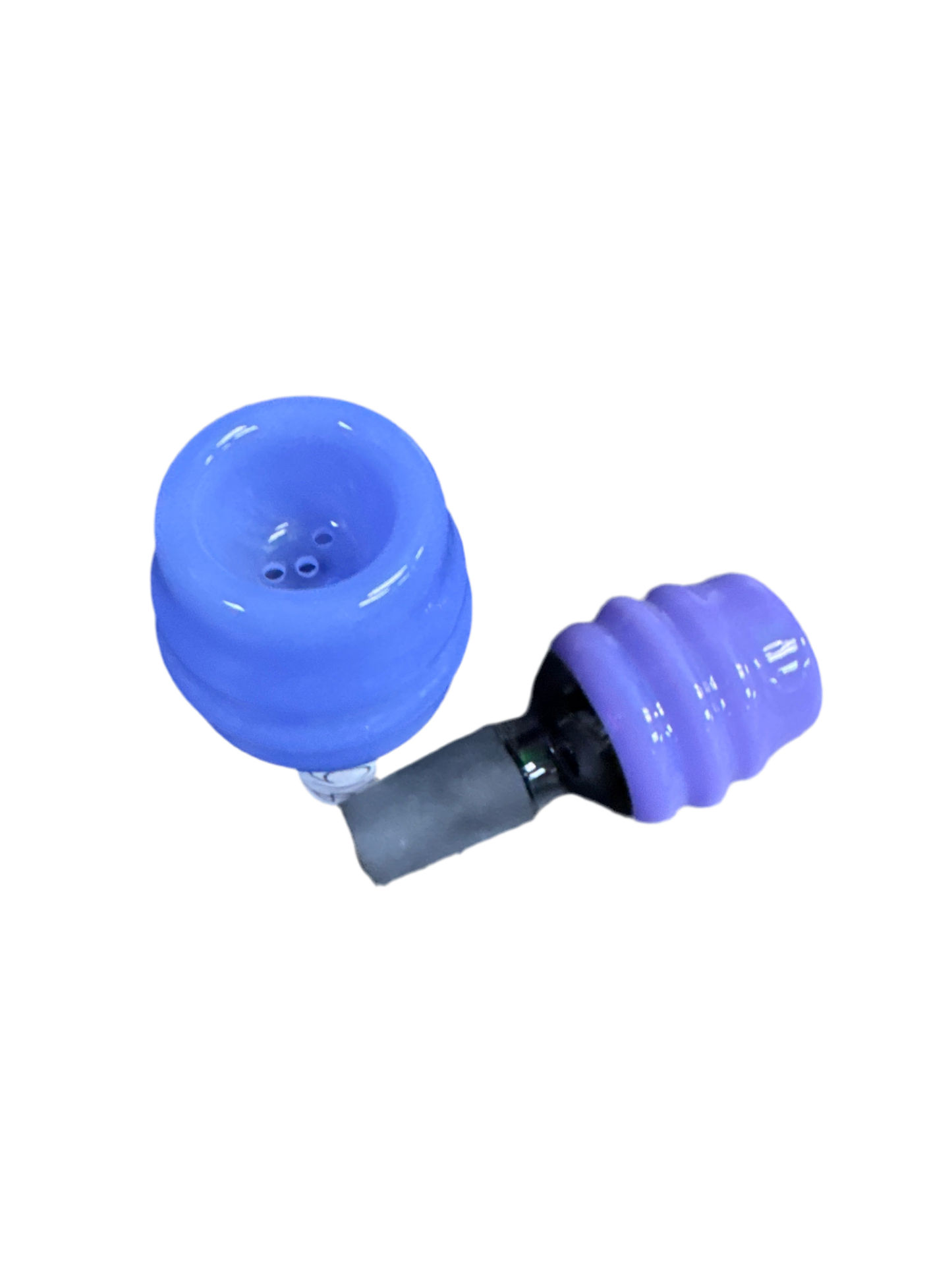 Honeypot Bowl (purple/green w/ black base)