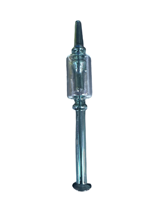 Glass Nectar Straw - Green