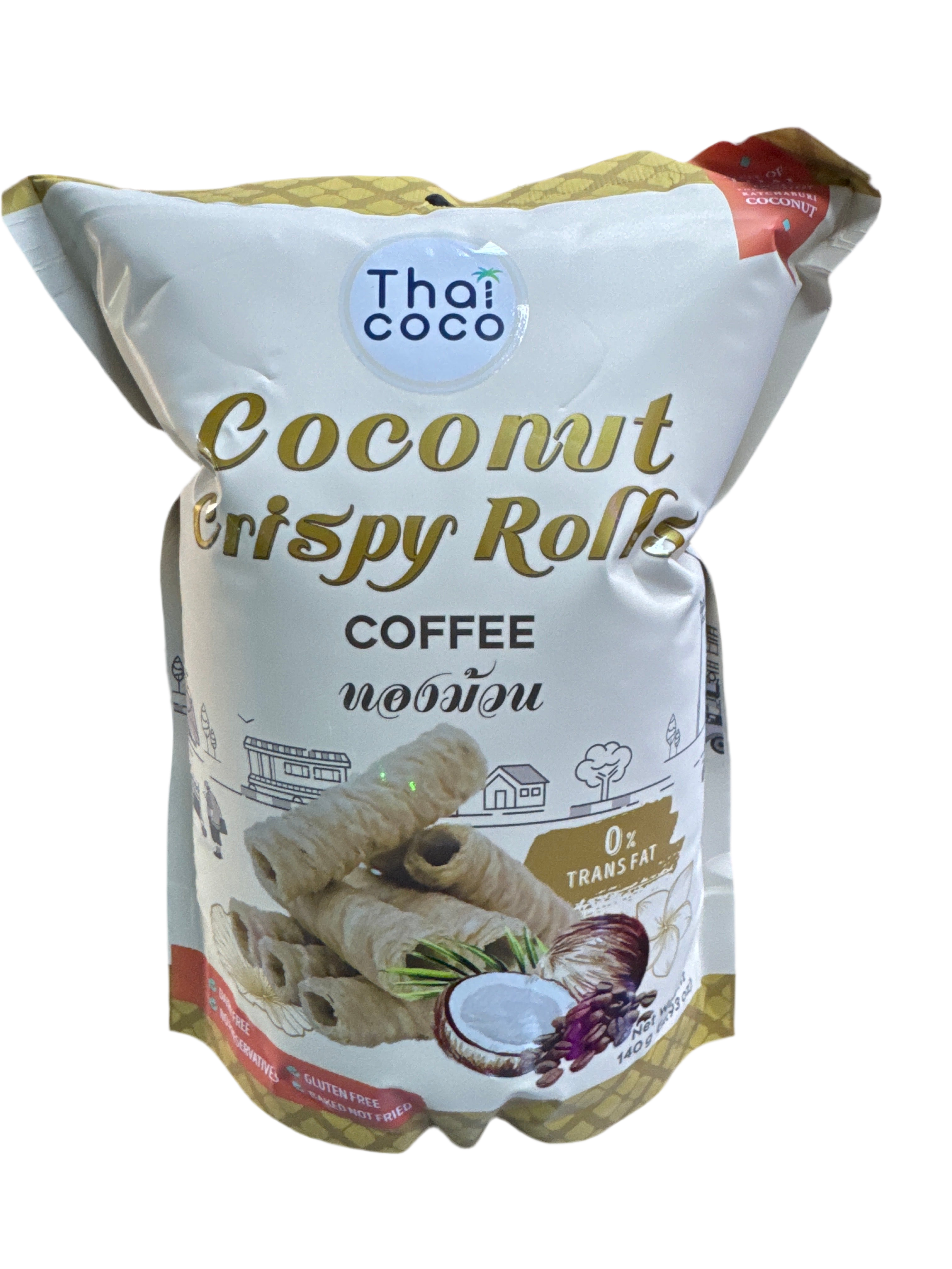 Thai Coco Coconut Crispy Rolls (Coffee)