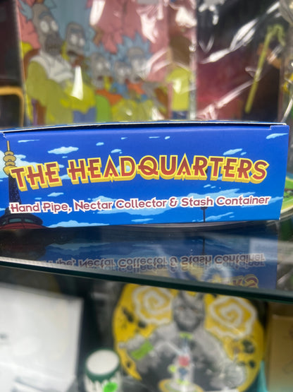 The Headquarters Nectar Collector , hand pipe, & stash container