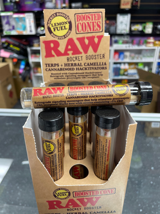 Raw Rocket Booster Terps + Herbal Rhodiola Cone - Lemon Fuel