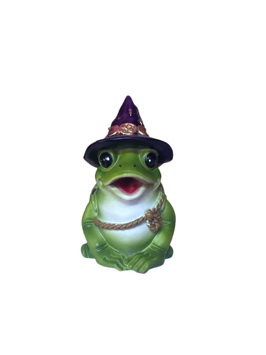 Frog Wizard Incense Holder