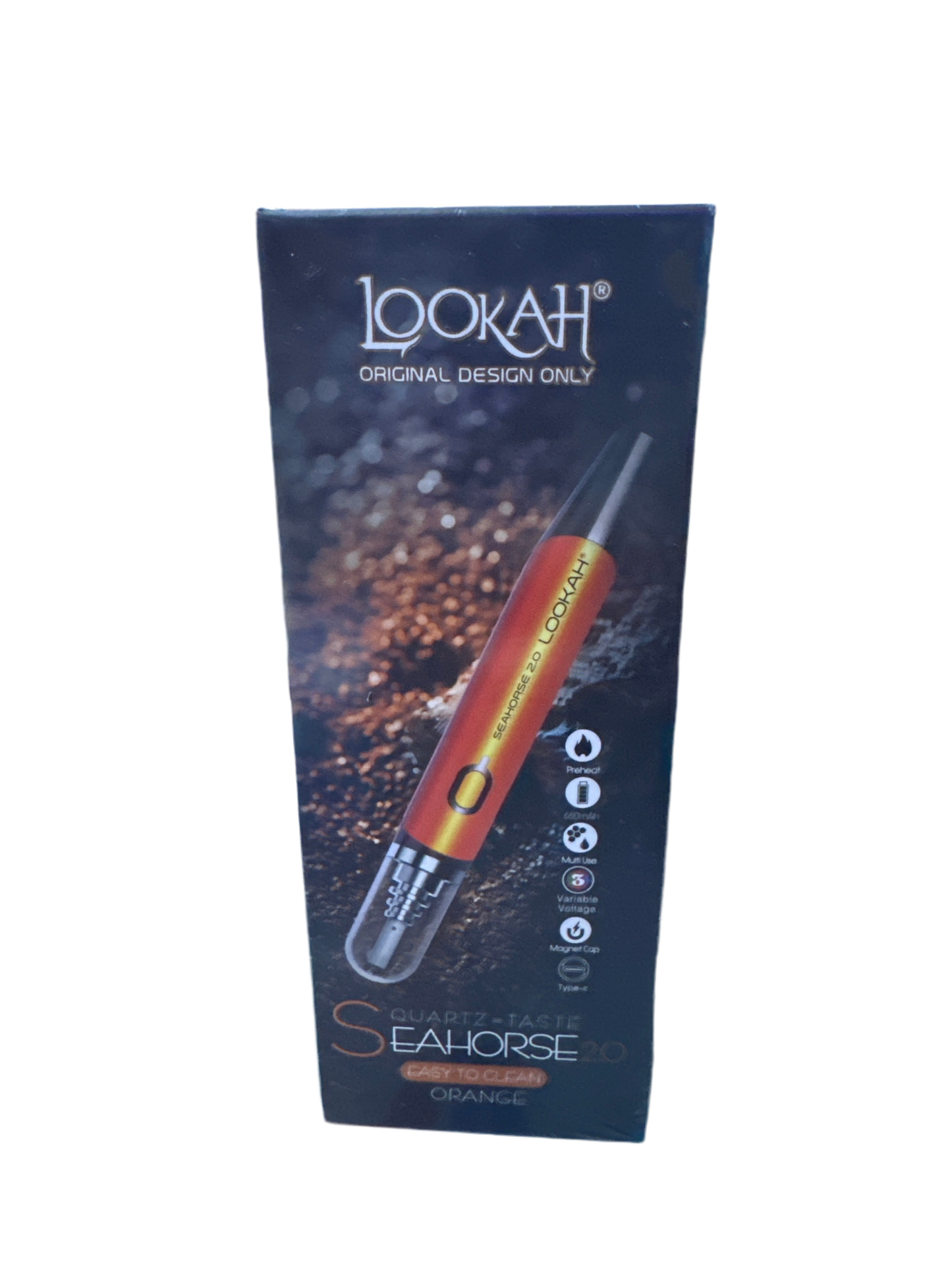 Lookah Seahorse 2.0 Easy to clean E-Nectar Collector (Orange)