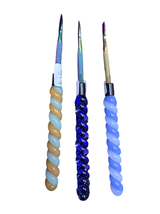 Rainbow Dab Tool w Glass Handle