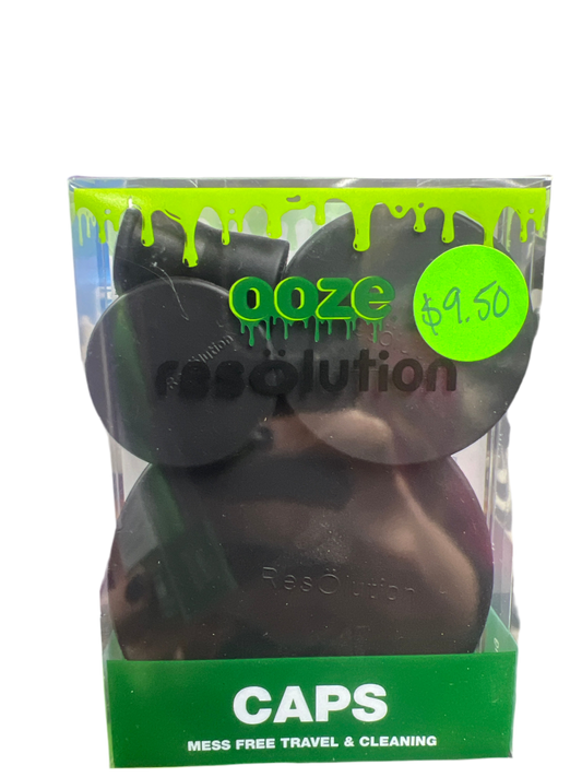 OOZE Resölution Cleaning & Travel Caps - Black