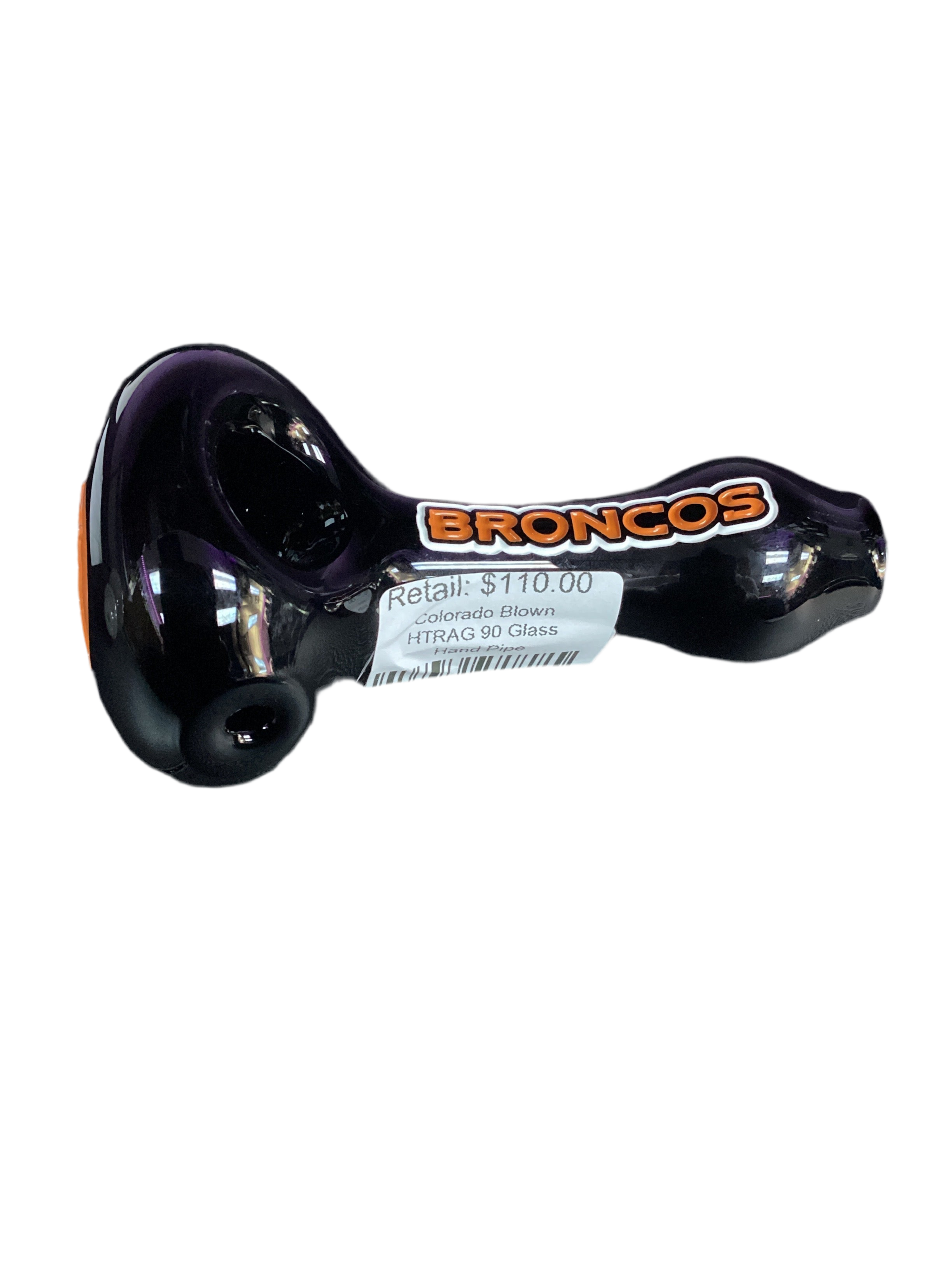 Broncos Glass Handpipe local glass