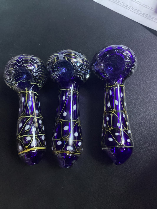 Purple Handpipe with Yellow