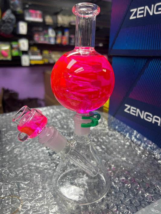 Neon Ball glycerin freeze able water pipe