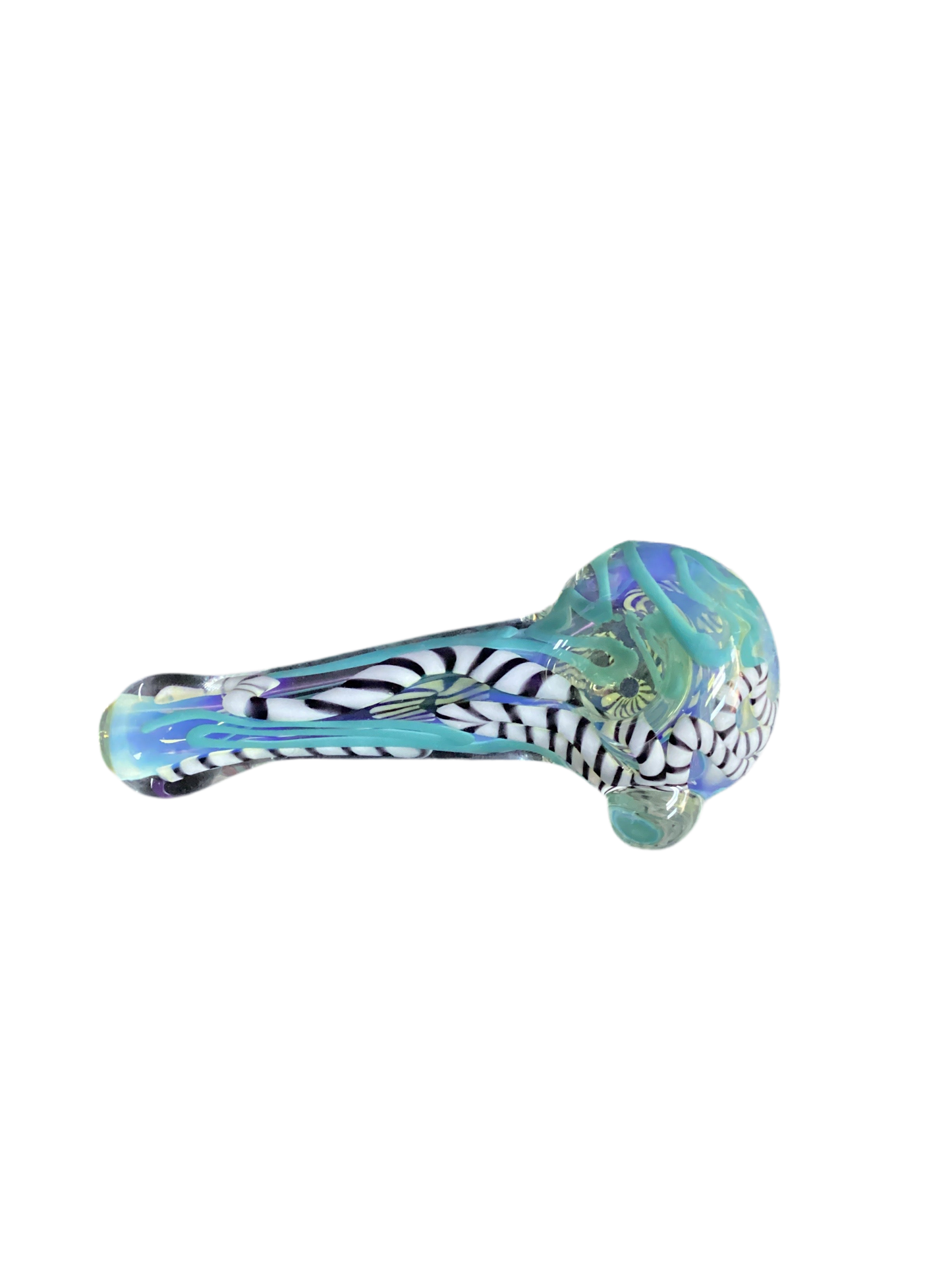 Locally Blown (CO) White Snake HandPipe
