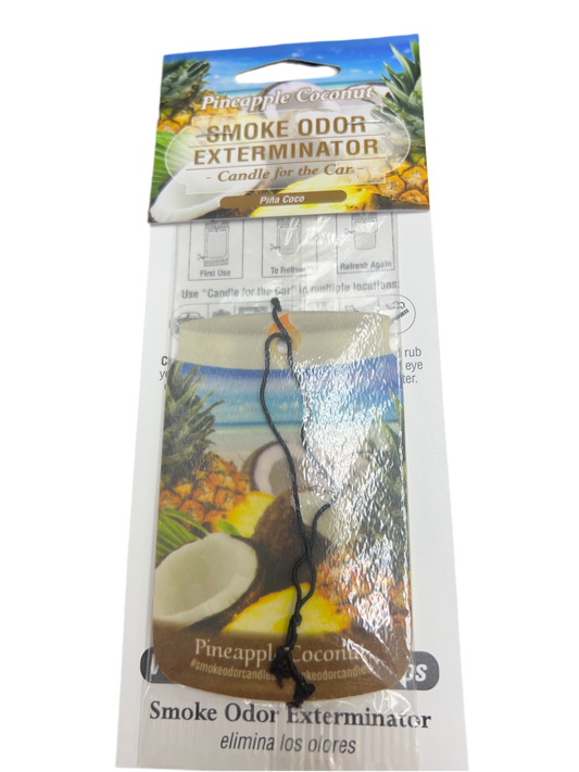 Smoke Odor Exterminator Car Air Freshener - PINEAPPLE COCONUT