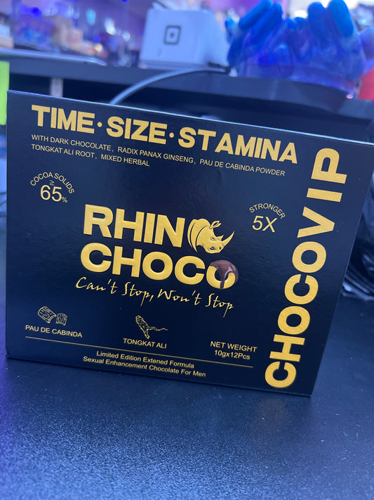 Rhino chocolate box 12 ct-limited edition