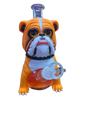 Orange bulldog water pipe